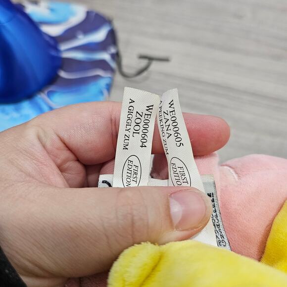 Ganz Zool Zana Peeking Giggly Zum Plush Pink Green Yellow Flying Wings - Picture 6 of 6